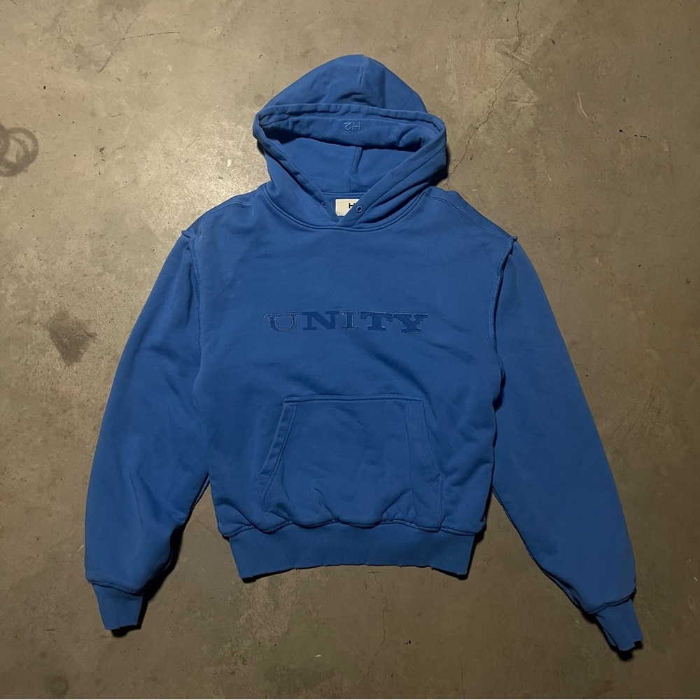 H&M x Heron Preston Reversible Blue Hoodie